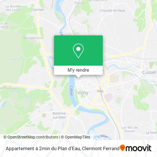 Appartement à 2min du Plan d'Eau plan