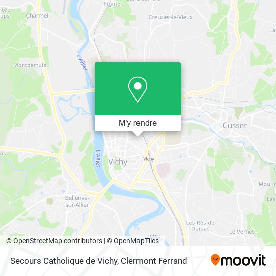 Secours Catholique de Vichy plan