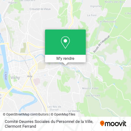 Comité Oeuvres Sociales du Personnel de la Ville plan