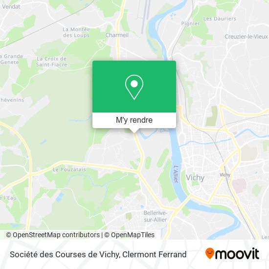 Société des Courses de Vichy plan