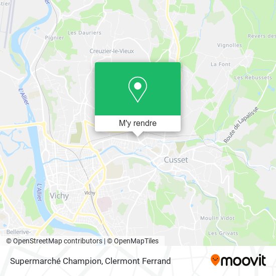 Supermarché Champion plan