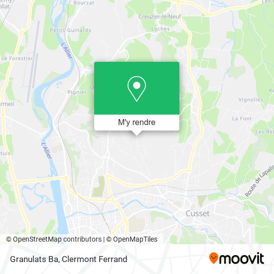 Granulats Ba plan