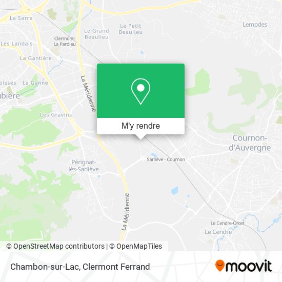 Chambon-sur-Lac plan