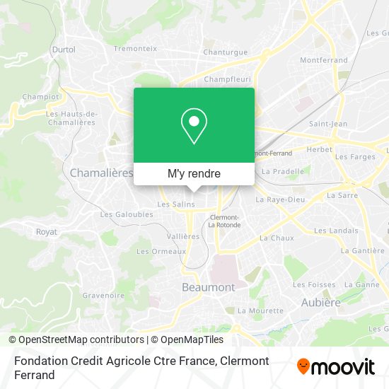 Fondation Credit Agricole Ctre France plan