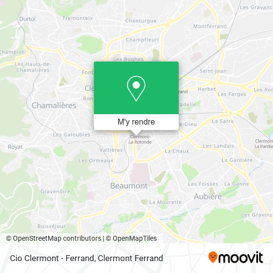 Cio Clermont - Ferrand plan