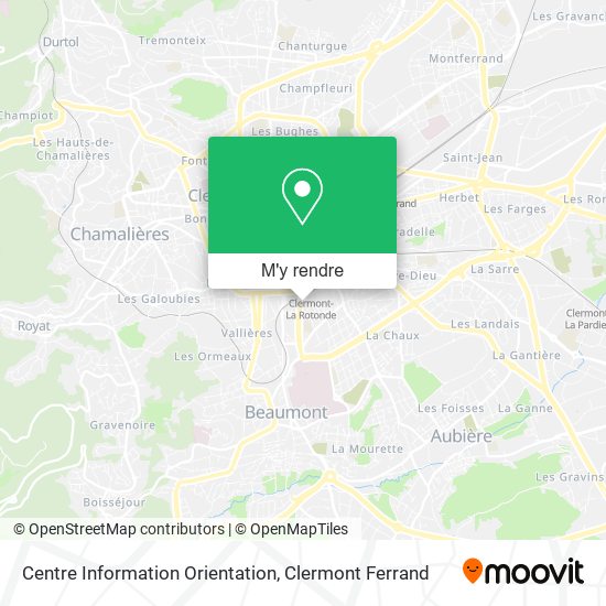 Centre Information Orientation plan