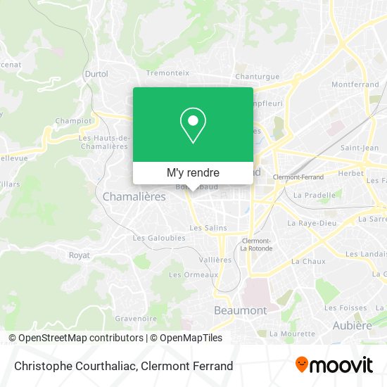 Christophe Courthaliac plan