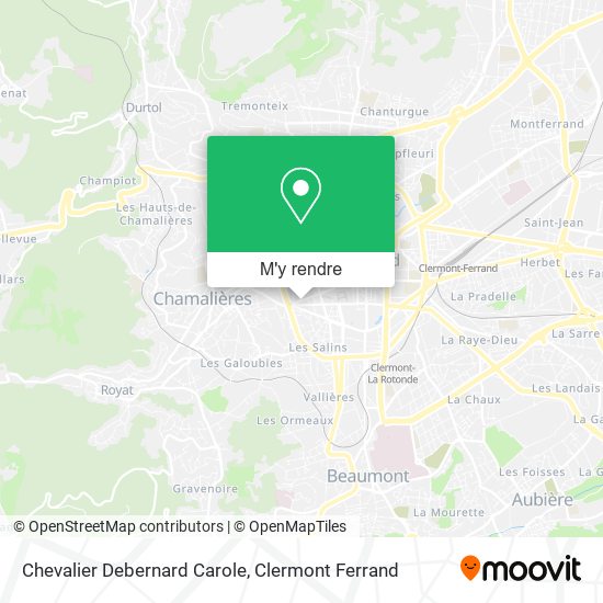 Chevalier Debernard Carole plan