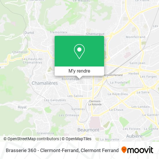 Brasserie 360 - Clermont-Ferrand plan