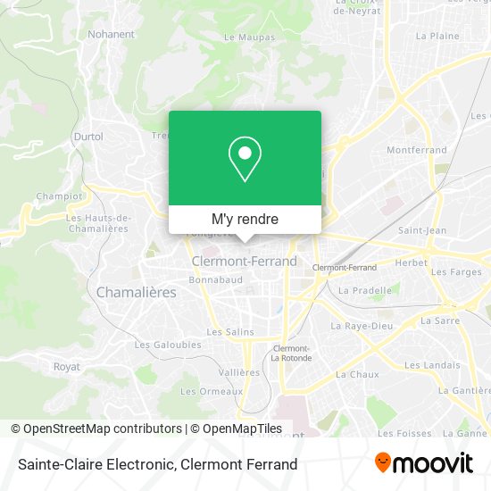Sainte-Claire Electronic plan