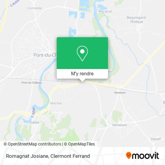 Romagnat Josiane plan