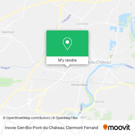 Inovie Gen-Bio-Pont-du-Château plan