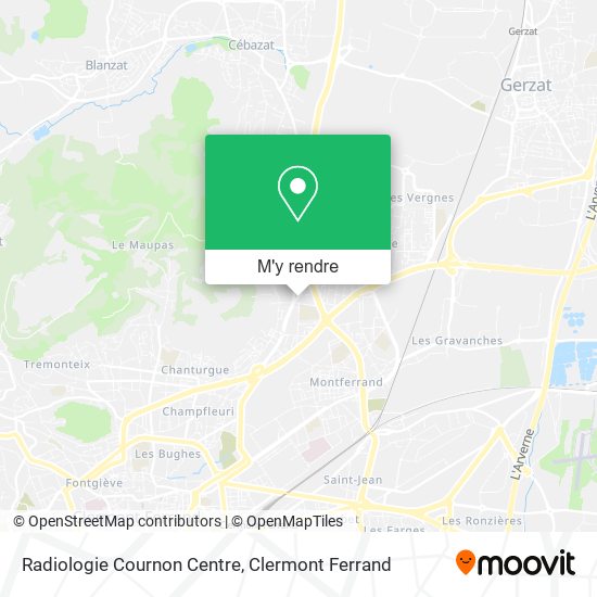 Radiologie Cournon Centre plan