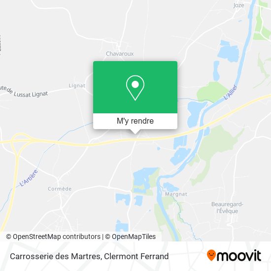 Carrosserie des Martres plan