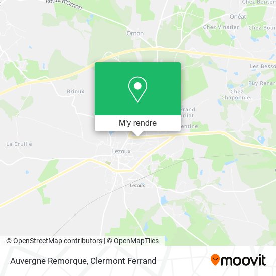 Auvergne Remorque plan