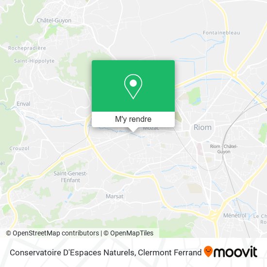 Conservatoire D'Espaces Naturels plan