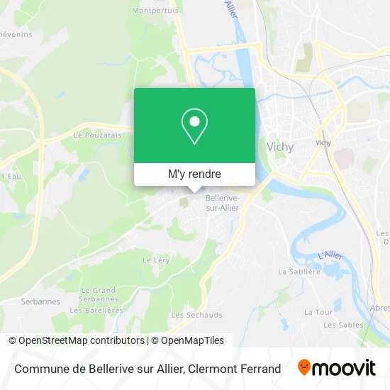 Commune de Bellerive sur Allier plan