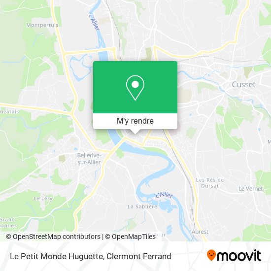 Le Petit Monde Huguette plan
