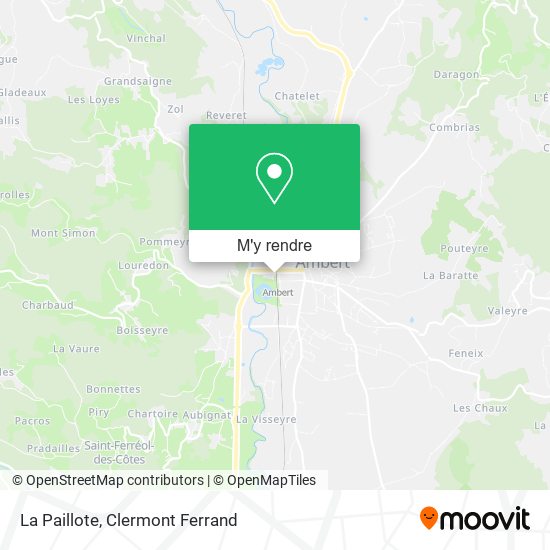 La Paillote plan