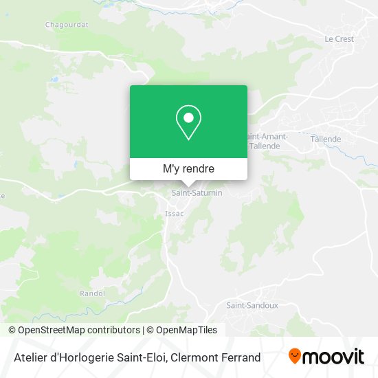 Atelier d'Horlogerie Saint-Eloi plan