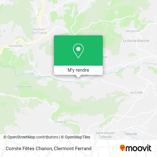 Comite Fêtes Chanon plan