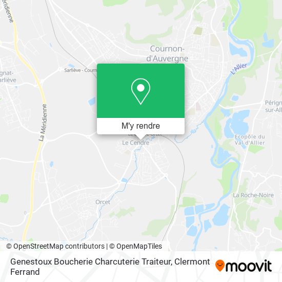 Genestoux Boucherie Charcuterie Traiteur plan