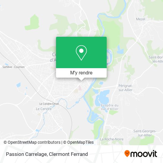 Passion Carrelage plan