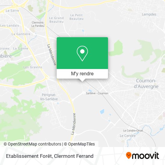 Etablissement Forêt plan