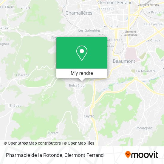 Pharmacie de la Rotonde plan