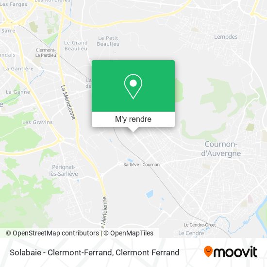Solabaie - Clermont-Ferrand plan
