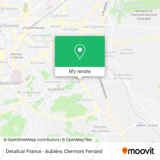 Detailcar France - Aubière plan