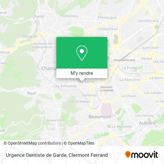 Urgence Dentiste de Garde plan