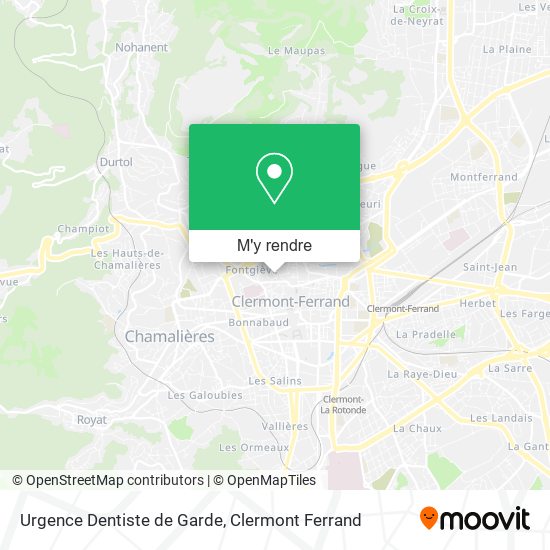 Urgence Dentiste de Garde plan