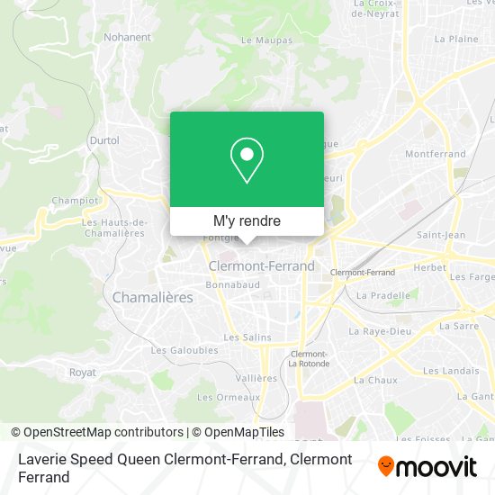 Laverie Speed Queen Clermont-Ferrand plan