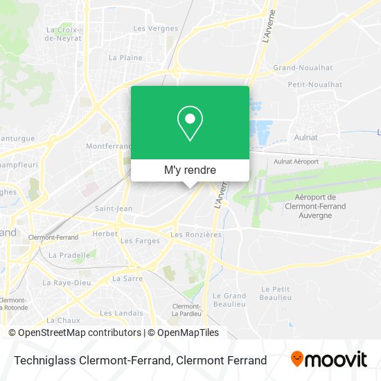Techniglass Clermont-Ferrand plan