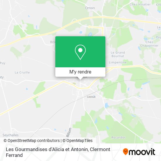 Les Gourmandises d'Alicia et Antonin plan