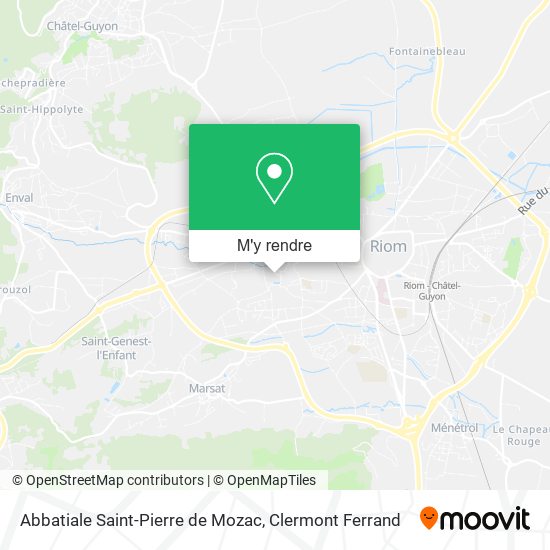 Abbatiale Saint-Pierre de Mozac plan
