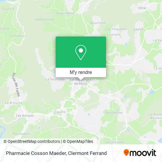 Pharmacie Cosson Maeder plan