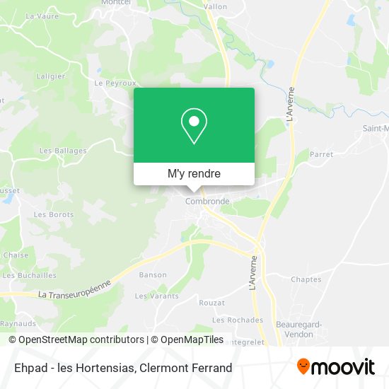Ehpad - les Hortensias plan