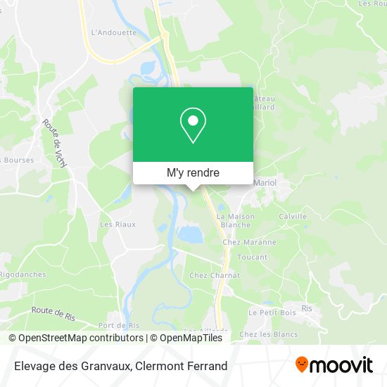 Elevage des Granvaux plan