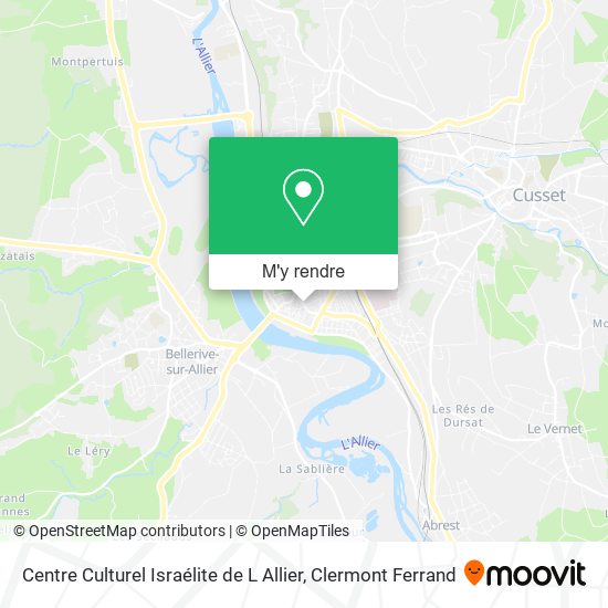 Centre Culturel Israélite de L Allier plan