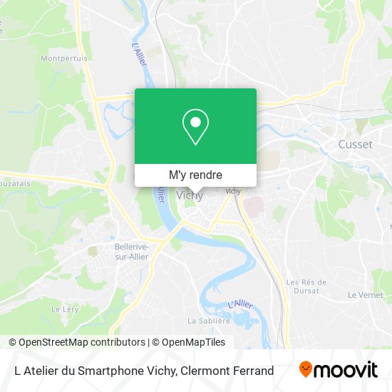 L Atelier du Smartphone Vichy plan