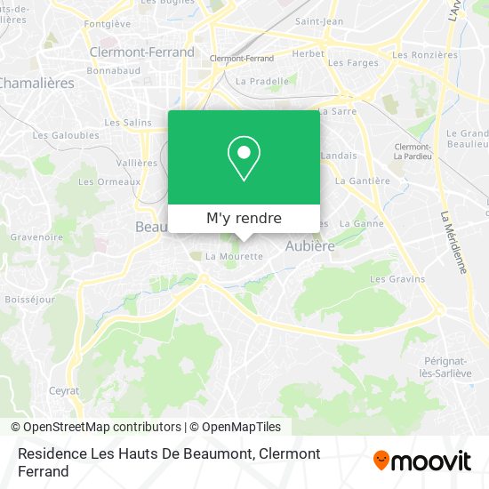 Residence Les Hauts De Beaumont plan