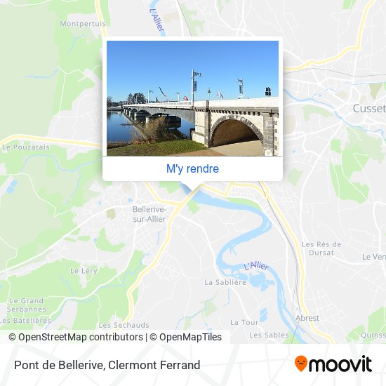 Pont de Bellerive plan