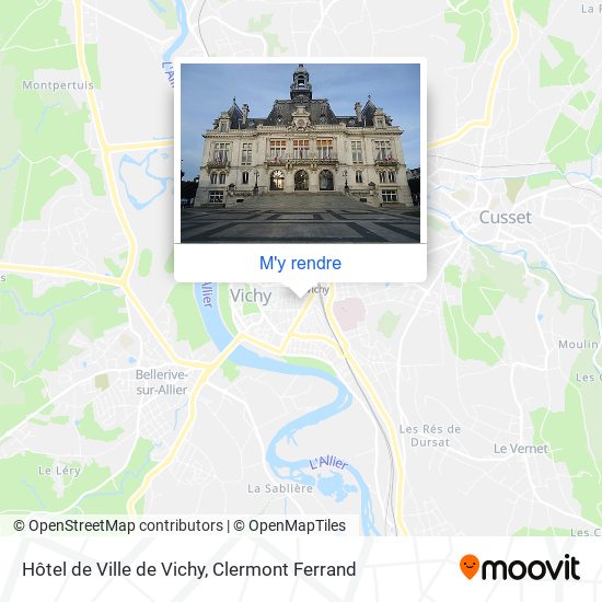 Hôtel de Ville de Vichy plan