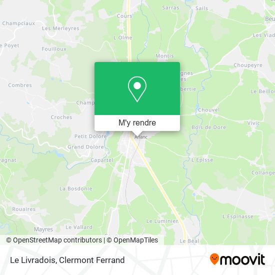 Le Livradois plan