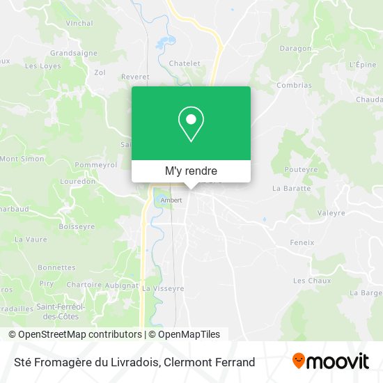 Sté Fromagère du Livradois plan