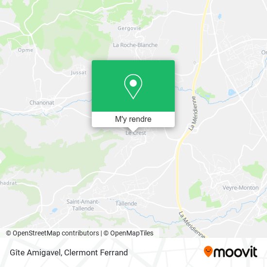 Gîte Amigavel plan