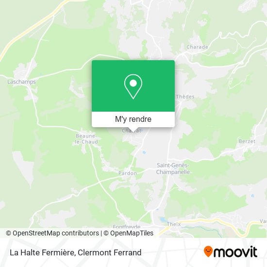 La Halte Fermière plan