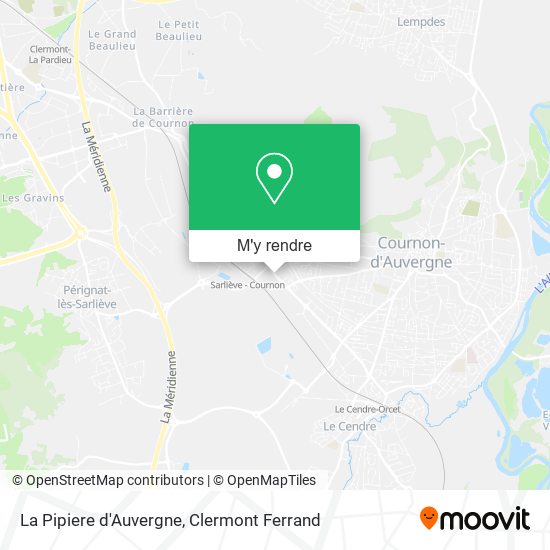 La Pipiere d'Auvergne plan